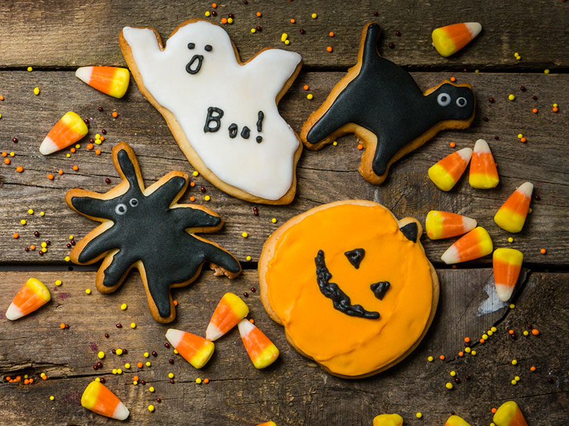 Halloween cookies & candy