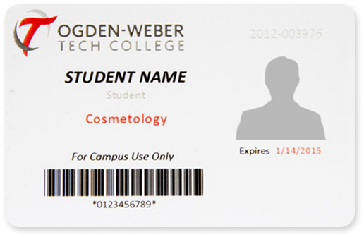 Student ID card example