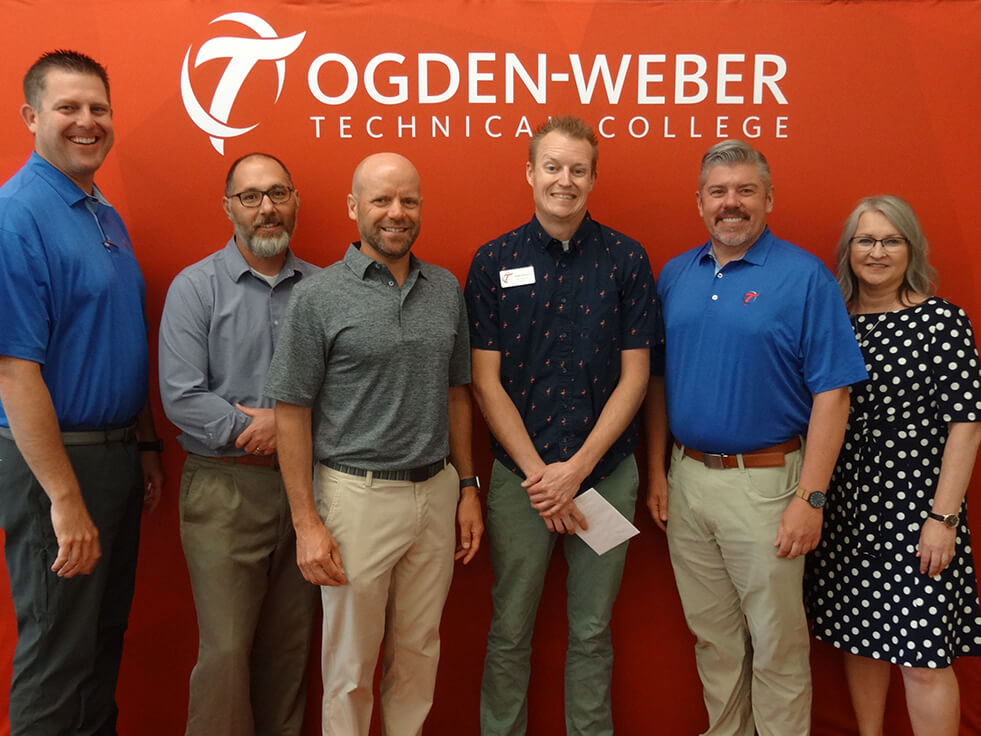 Employees who have been working for Ogden-Weber technical College for ten years or more