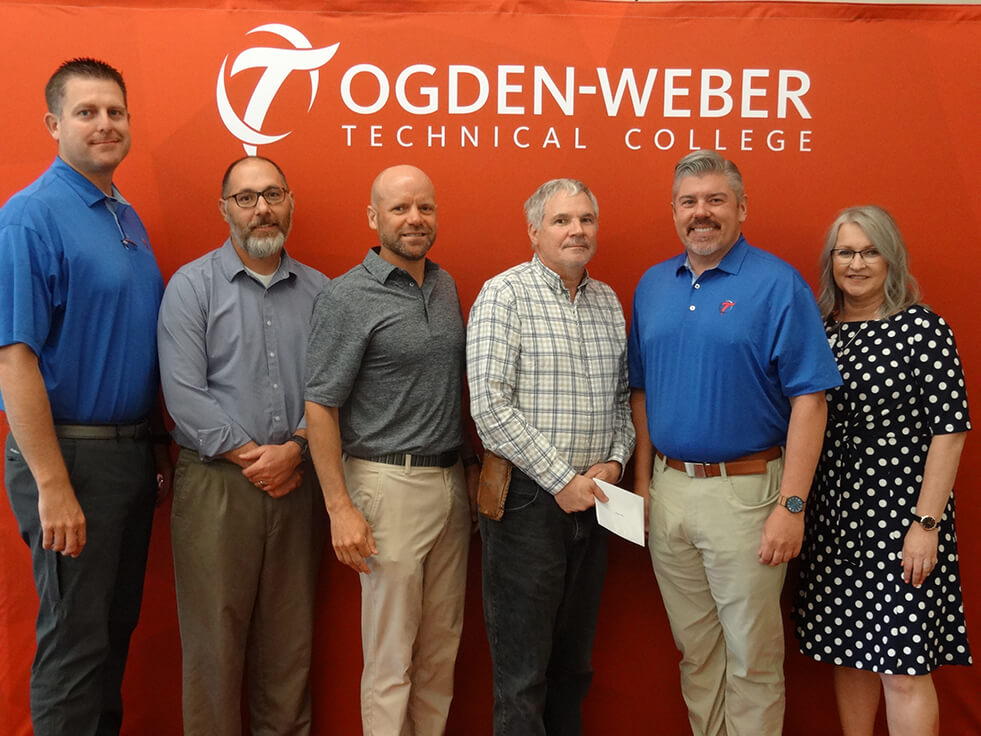Employees who have been working for Ogden-Weber technical College for twenty-five years or more