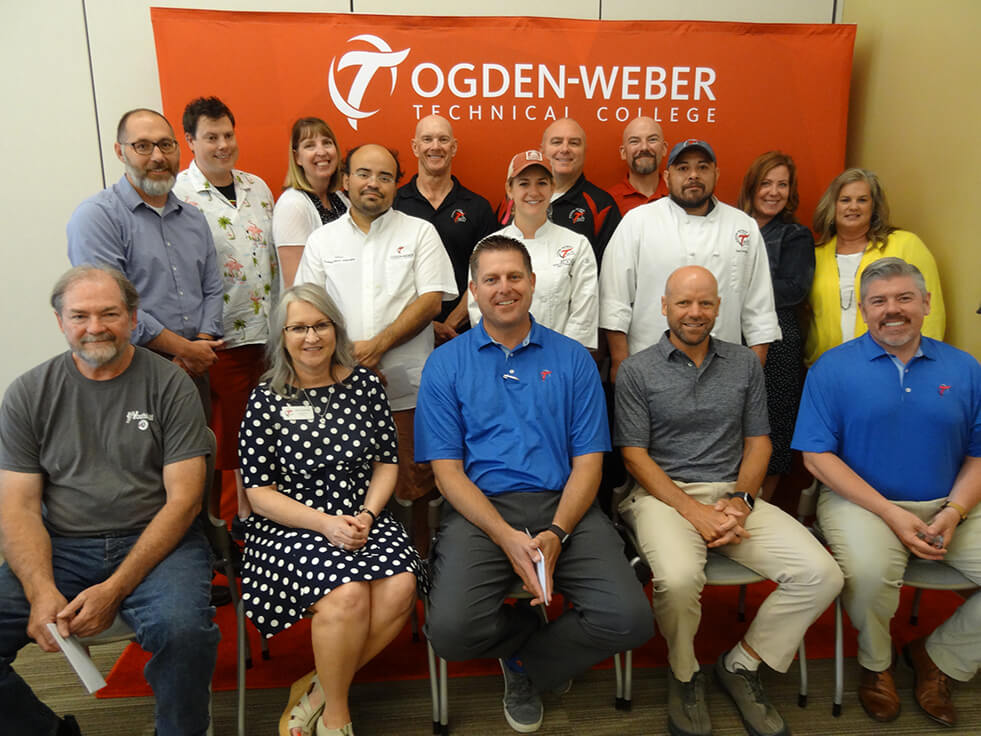 Employees who have been working for Ogden-Weber technical College for five years or more